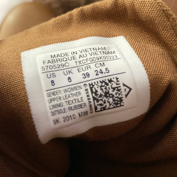 Converse Mountain Club Chuck Taylor All Star GR 82 Surplus Platform Boots size 8 - Picture 7 of 8